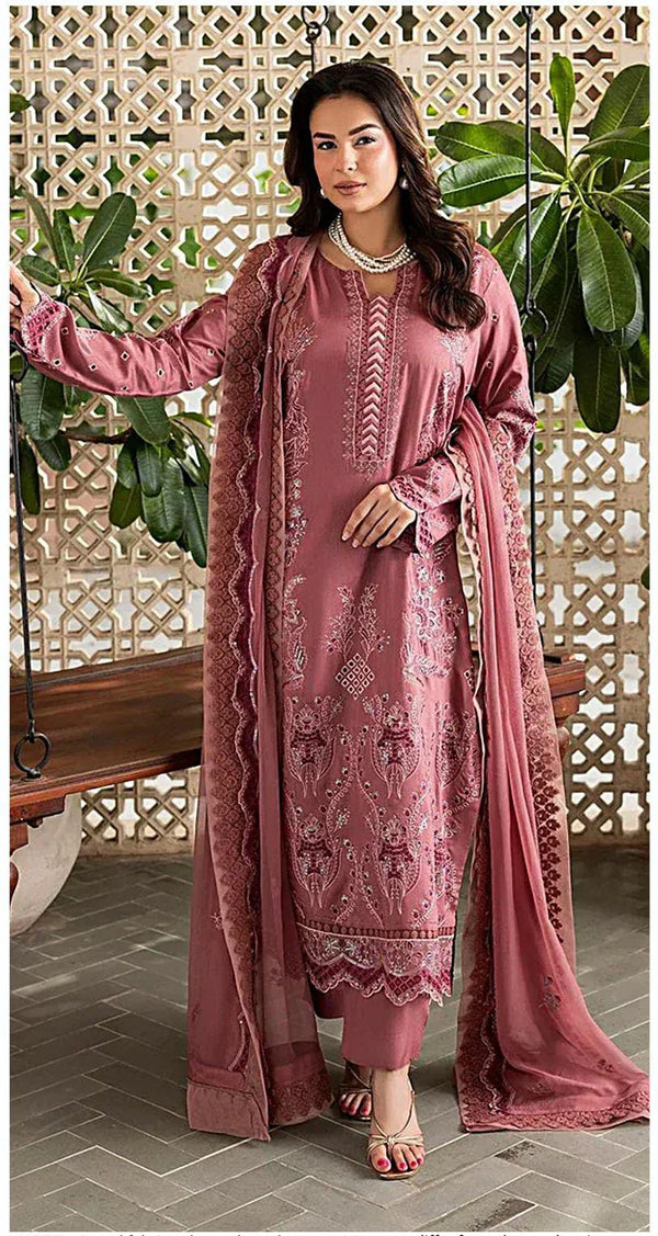 Farasha | Bahaar Embroidered Lawn | Rose Garland